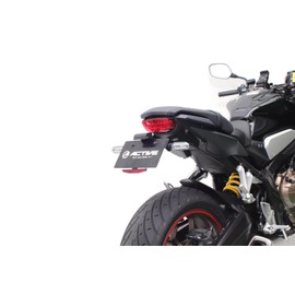 ACTIVE CB650R '19 ~ '20/CBR650R '19 ~ '20 1151096 Motorcycle Fenderless Kit Black [With LED Number Light] Reflector Included