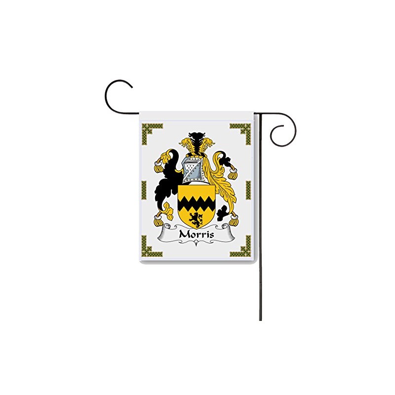 Morris Coat of Arms/Morris Family Crest 11 X 15 Garden