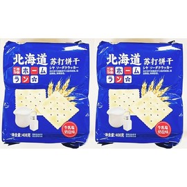 Soda Biscuits,Milk Salt Flavor, 408g, Pack of 2