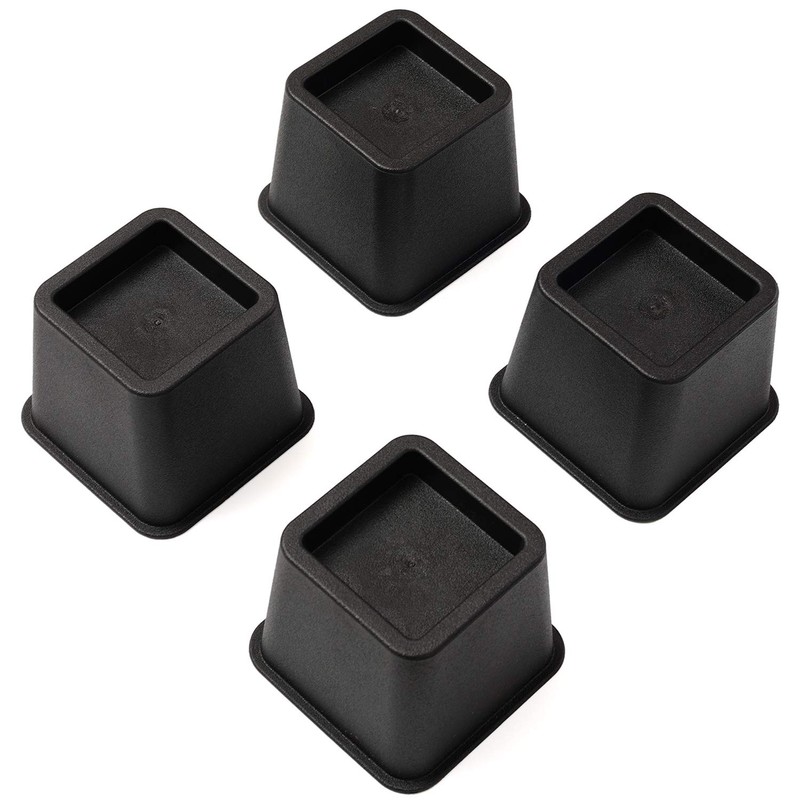 HOME COMPOSER 3 inch Bed Risers Set of 4, Heavy
