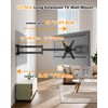 48" Extension Long Arm Rotating TV Wall Mount 26-65”TV by