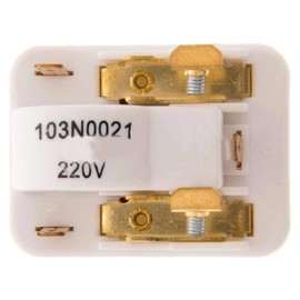 REPORSHOP - 1 PIEZA NEGRO PIN RELE DE ARRANQUE REFRIGERADOR COMPRESOR FRIGORIFICO CONGELADOR