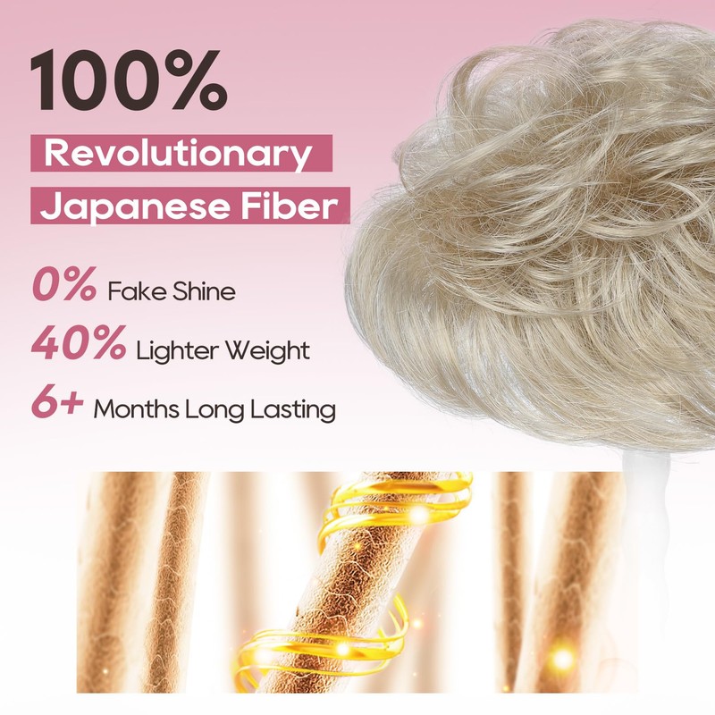 Hair Topper, Short Wiglet Hair Topper for Women with Thinning