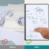 A5 Mini Whiteboards, Portable Erasable Whiteboard with 3 Colouring Pencils,