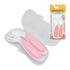 Edison Mama Fork & Spoon Baby for Right Hand Peach