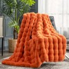 Cozy Bliss Faux Fur Throw Blanket for Couch, Fuzzy Soft