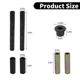 DUZFOREI 102956201 Front Spring and A Arm Bushing Kit, Replacement for Club Car Precedent 2004-up Electric Gas Golf Cart, Replaces 102288101 102287401 102287601 102287701