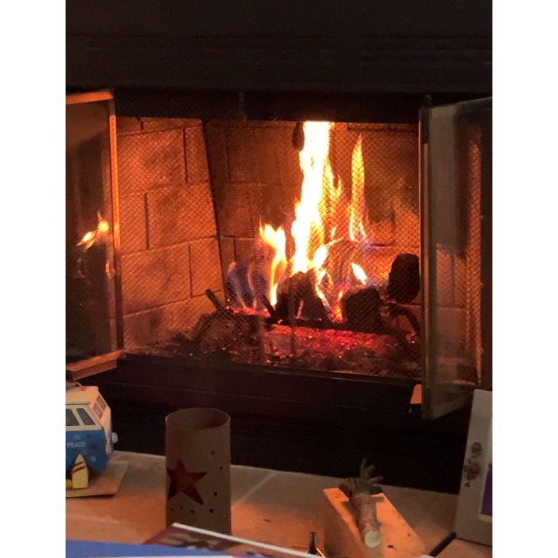 Rocky Mountain Goods Fireplace Grate with Ember Retainer - 1/2”