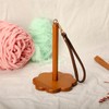 MiiMoo Portable Yarn Holder - Wooden Yarn Spool Holder with