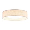 Aufrichting LED Fabric Ceiling Light,13" Low Profile Flush Mount Light,24W