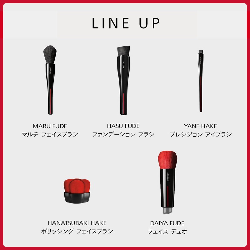 SHISEIDO MAKEUP MARU FUDE Multi Face Brush | Tip Brush