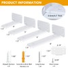 Floating Shelf Brackets, 2 Pack Heavy Duty Wall Mounted Shelf