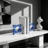 Kitcom Handmade Crystal Bookends Square, 1 Pair of Decorative Tabletop