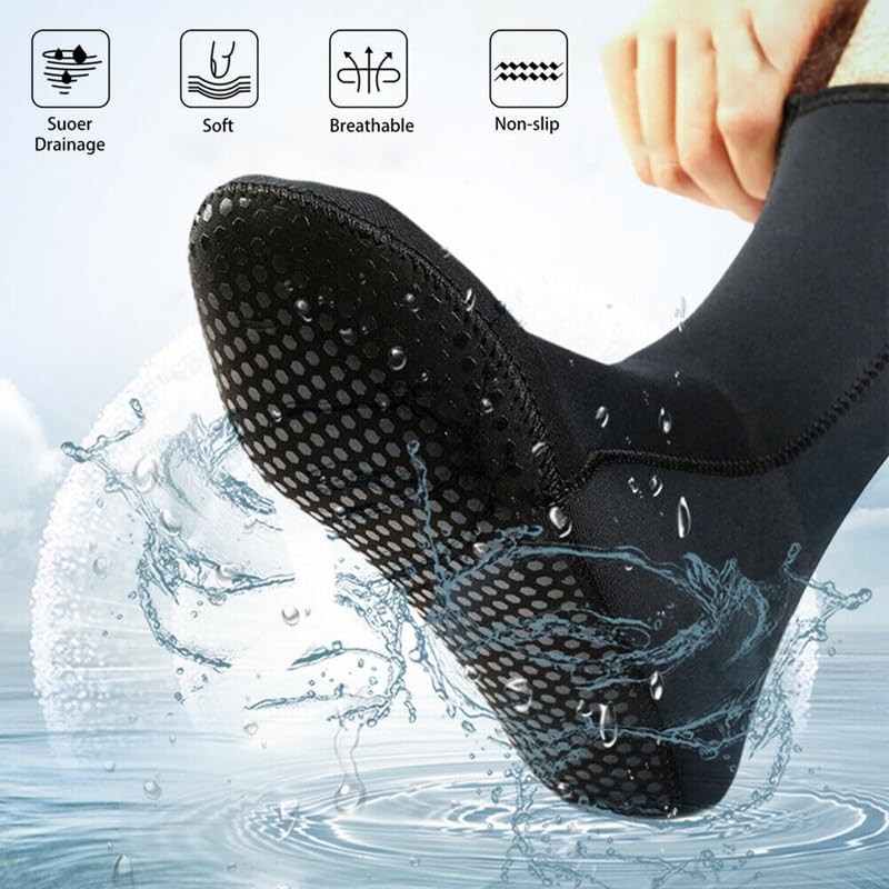 AIMALL 3mm Neoprene Diving Surfing Swim Wetsuit Snorkeling Boots Watersport
