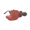 K&M Anglerfish Toy Red, Hand Painted Realistic Rubber, Figure, Model