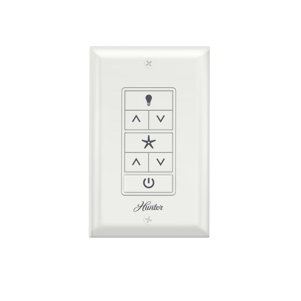 Hunter Fan Company 99815 Core Receiver not Included Wall Control, White