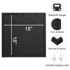 18x18 Solid Oak Wood Picture Frame with 14x14 Mat Opening