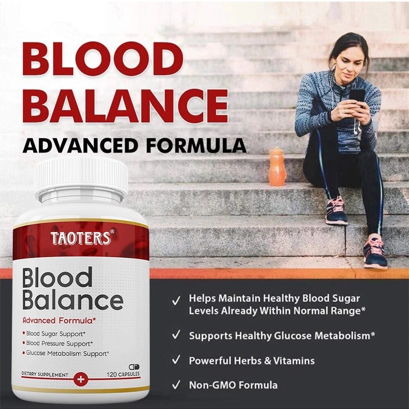 Taoters Blood Balance Advanced Formula Supports Healthy Blood Pressure -