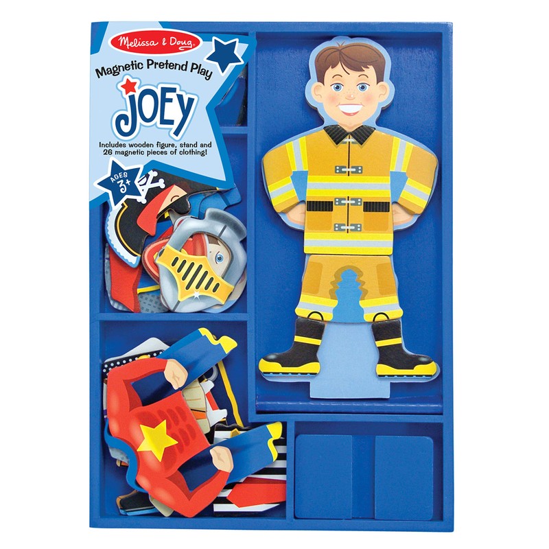 Melissa & Doug Joey Magnetic Wooden Dress-Up Pretend Play Set