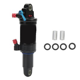 Bicycle Shock Absorber Black Aluminium Alloy Cycling Rear Shock with Spindle Tubes for Mountain Bike 165mm