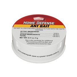 Ortho Home Defense Ant Bait Traps, Outdoor & Indoor Ant Killer, 10 Metal Stations with 4 Food-Based Attractants, Child-Resistant Design, Formulated with Abamectin B1, Ready-to-Use Bait Station