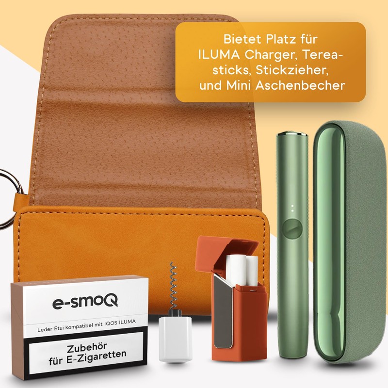 e-smoQ Case Compatible with IQOS Iluma, High-Quality Accessory Case for