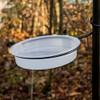 Woodside Universal Round Replacement Bird Bath Water Bowl for Feeding