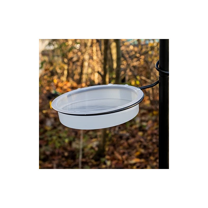 Woodside Universal Round Replacement Bird Bath Water Bowl for Feeding