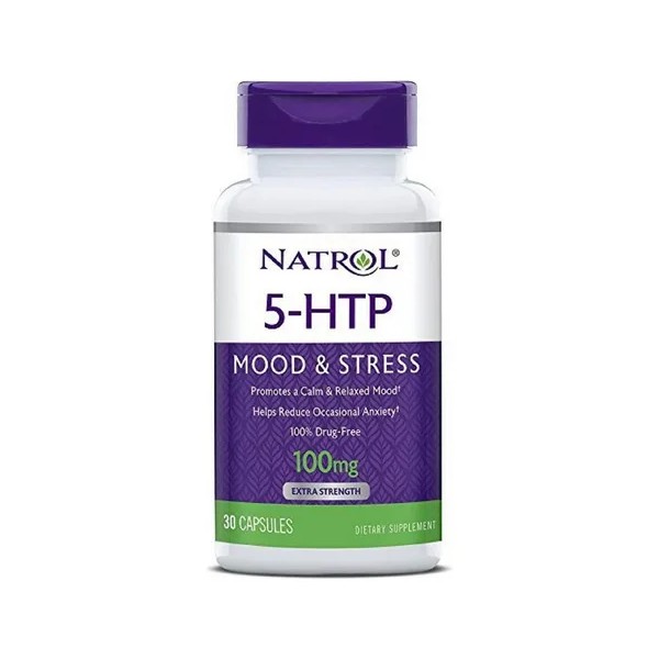 Natrol 5-htp 30 Caps Mejora Estado De Ánimo Y Reduce