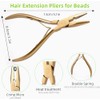 Kit de herramientas de extensión de cabello, extensiones de cabello