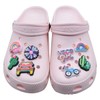 Summer Vibes PVC Shoe Charms Set, 25 Pieces, Beach and