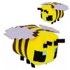 Honey Bee Plush Doll Yellow Soft PP Cotton Velvet Fabric