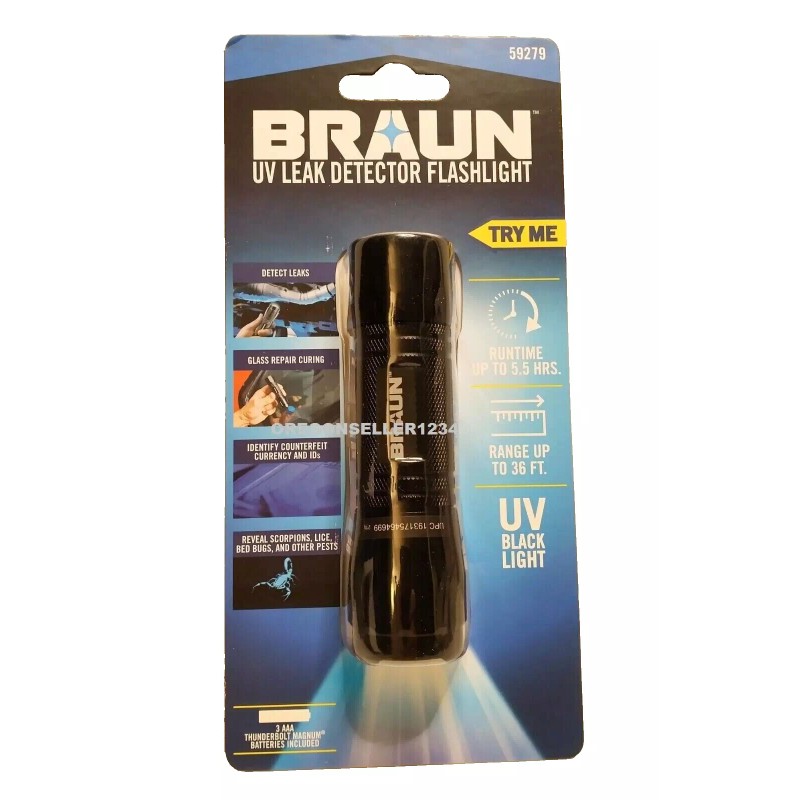 Braun BRAND NEW BRAUN UV Leak Detector Black Light LED