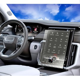XXCIWP 2024 2025 Acadia Screen Protector Matte for 2024 2025 GMC Acadia Elevation/Denali/AT4 15Inch 2024 2025 Acadia Accessories 2024 2025 Tempered Glass Acadia 15'' Anti-Glare