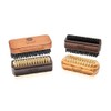 SHASH Handmade Thermo Beech Wood Light Bristle Nail Brush and