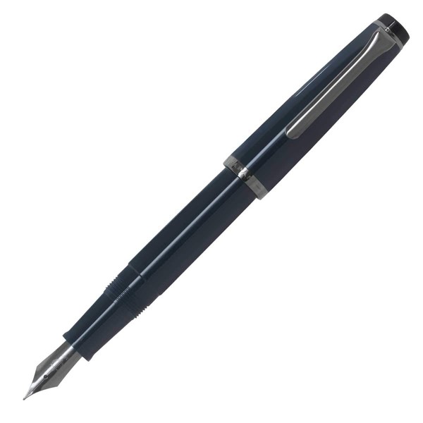 Sailor 12-0332-340 Fountain Pen, Reckle, Iron Blue, Medium Point