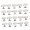 OSALADI Stylish 30pcs Brushed Metal Knobs Replacement Handles for Cabinet