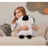 Warmies Penguin Supersized Soft Plush Toy Cushion, Cuddly Animals for