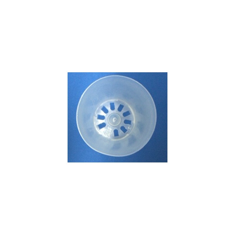 Translucent Plastic Pot, 2.4 inches (6 cm), 10 Pieces