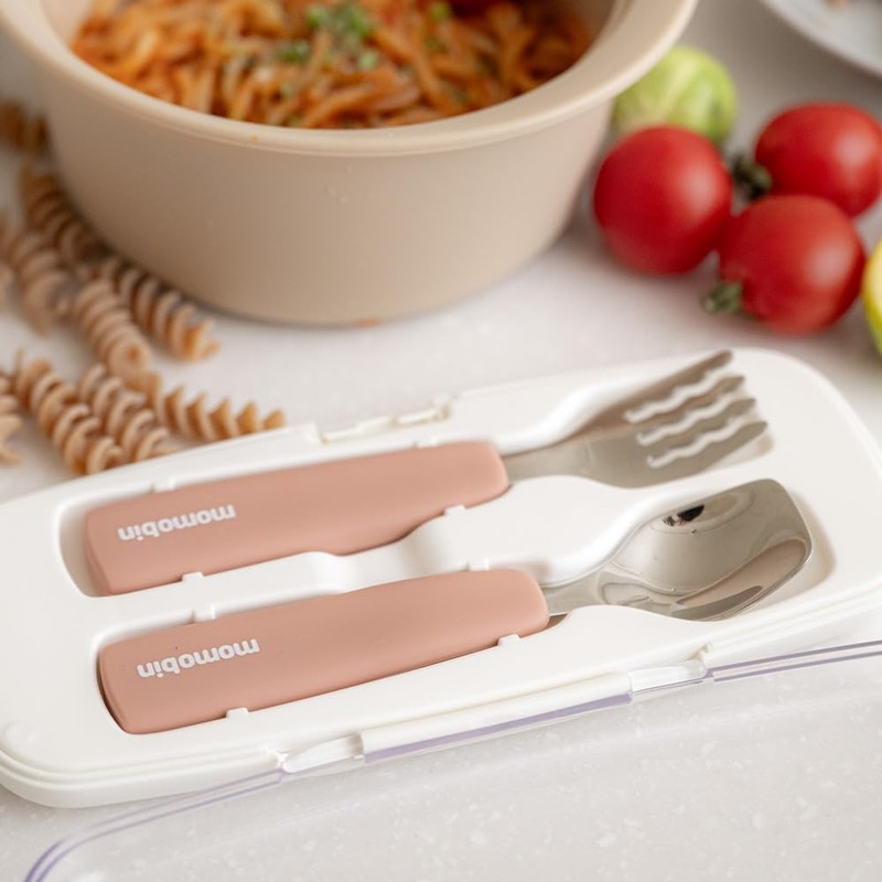 MOMOBIN Toddler Stainless Steel Fork & Spoon Set – 100%