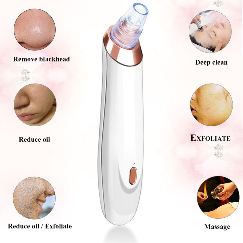 Vacuum Blackhead Suction Acne Removal Electric Pore Cleaner Skin Care
