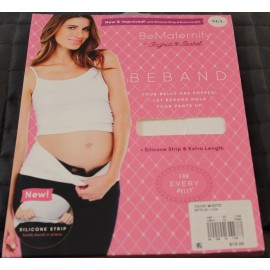 BeMaternity Ingrid & Isabel BeBand Black White Natural S/M or M/L new - M/L (White)