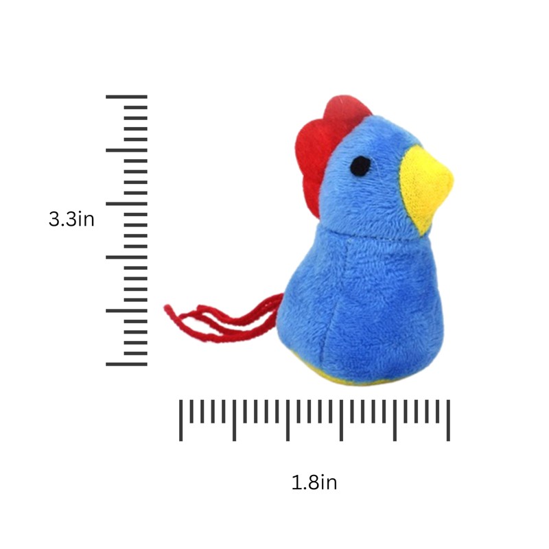 FF UNION Catnip Cat Toy, 2 Pack Chicken Bird Interactive
