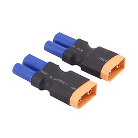 OliRC 2pcs Male XT90 XT-90 to Female EC5 Connector Adapter(C103-2)