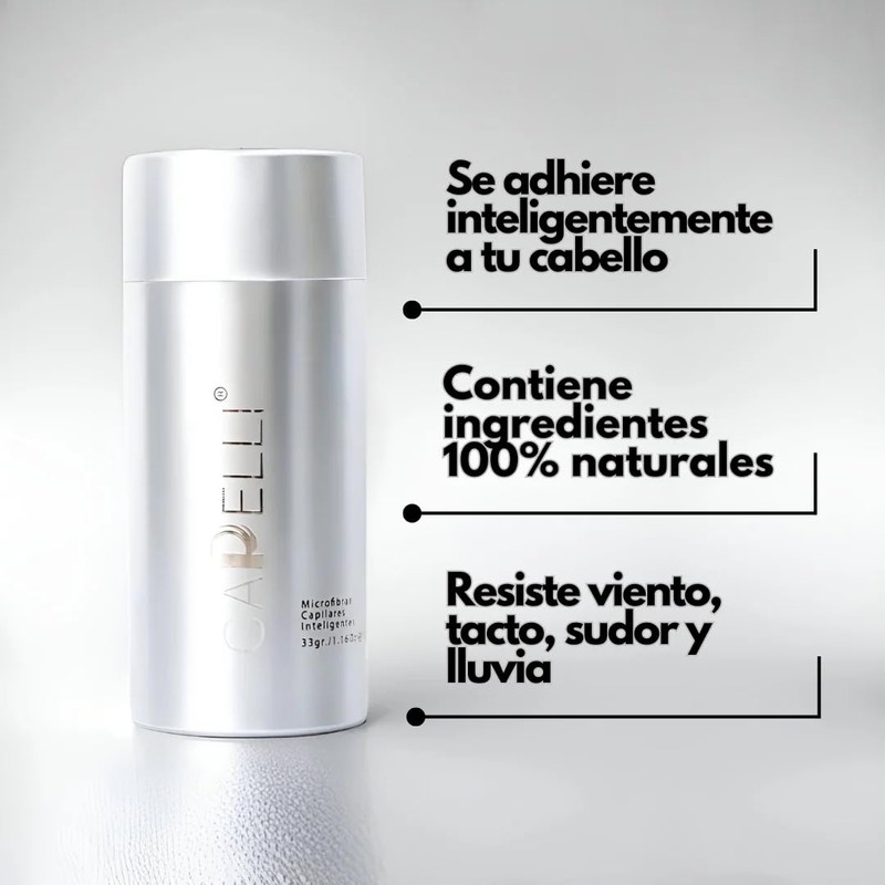 Capelli Fibras Capilares para Pérdida de Cabello, Polvo de Disimulación
