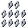 METALLIXITY Screw on Furniture Sliders (25mm/0.98in) 16Pcs, PTFE Square Chair