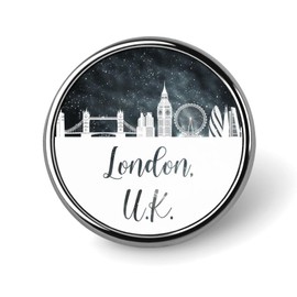 BESTORLOVE Pins Bulk Set Enamel Pins UK London Skyline Pins For Backpacks State Pride Visitor Button Pins Nation's Capital Artistic State Town Fashion Accessory For Backpacks Decor