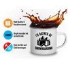 Bubble Hugs Snowboard Camper Mug 12oz - i might look