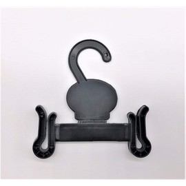 NAHANCO JLP256100 Plastic Sandal, Flip Flop, Hanger, Black (Bulk Pack of 100)