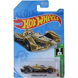 Hot Wheels Formula E Gen 2 Car, [Gold] 26/250 Green Speed 1/5